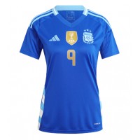 Argentina Julian Alvarez #9 Replica Away Shirt Ladies Copa America 2024 Short Sleeve